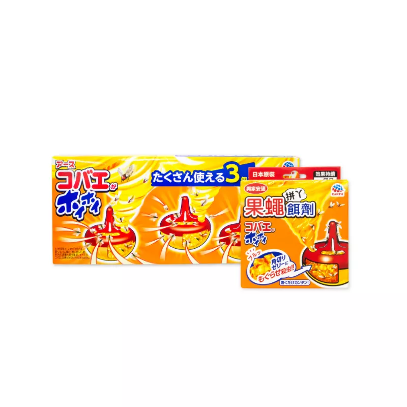 興家安速 果蠅餌劑單入／3入量販盒